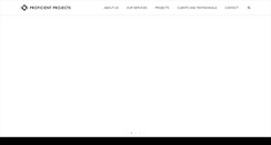 Desktop Screenshot of proficientprojects.com